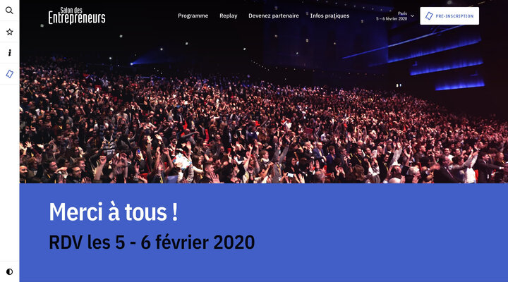 Salon des Entrepreneurs - Paris - 5 et 6 février 2020