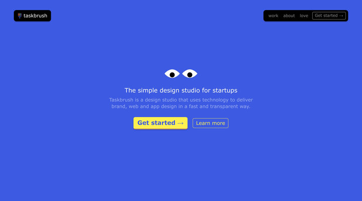 Taskbrush | Design studio for startups