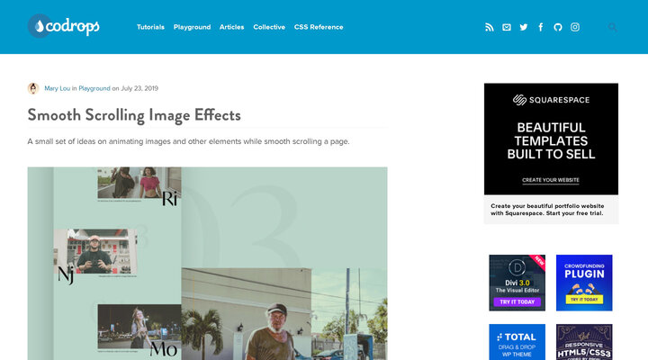 Smooth Scrolling Image Effects | Codrops