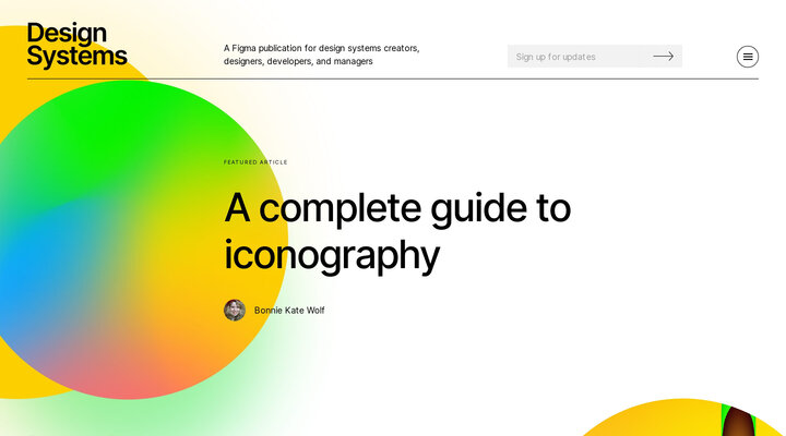Design Systems articles on building and maintaining design systems