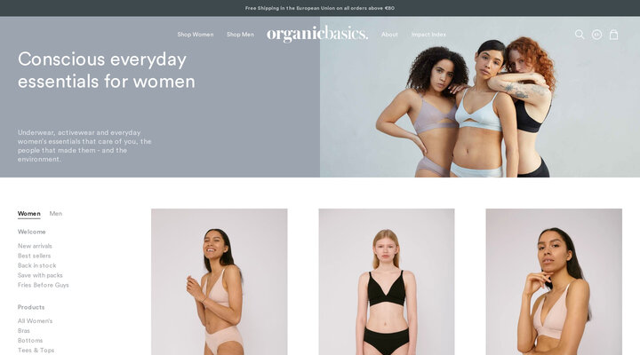 All Women's Basics | Organic Basics