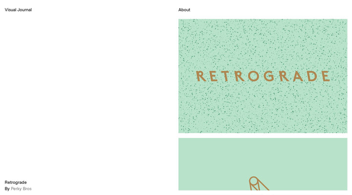 Retrograde – Visual Journal