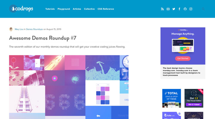 Awesome Demos Roundup #7 | Codrops