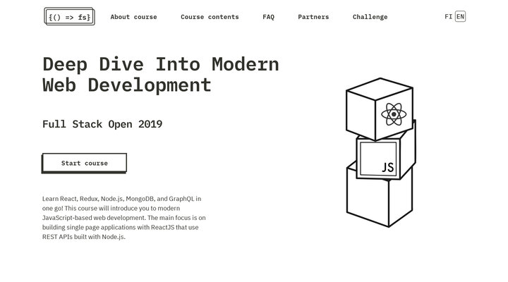 Full Stack Open 2019