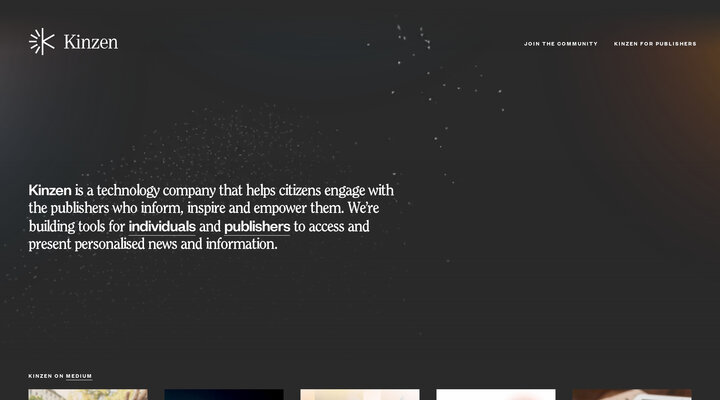 Kinzen – Take control of the news.