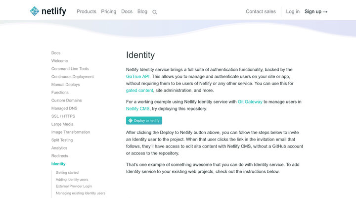 Identity | Netlify