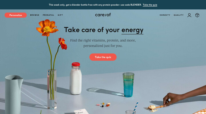 Care/of: Personalized Daily Vitamin Packs