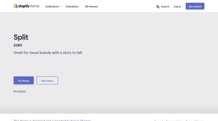 Split Theme - Cuber - Ecommerce Website Template