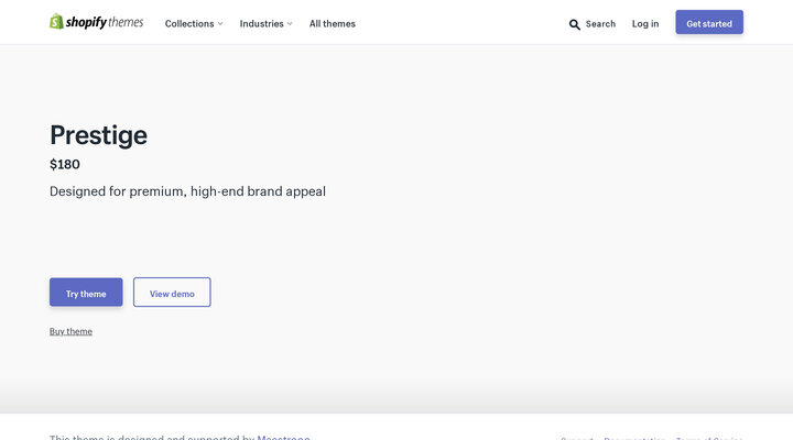 Prestige Theme - Allure - Ecommerce Website Template