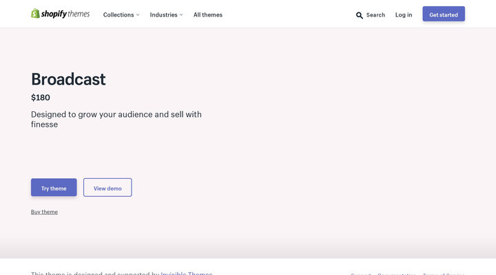 Broadcast Theme - Bold - Ecommerce Website Template