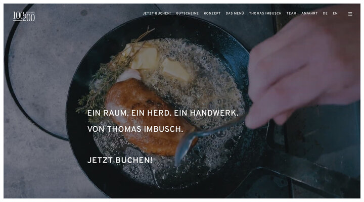 Authentisches Fine Dining in Hamburg ? 100/200 von Thomas Imbusch