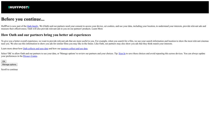 HuffPost is now a part of Oath
