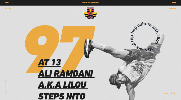 20 years of Hip-hop culture with B-boy Lilou – Year 1997