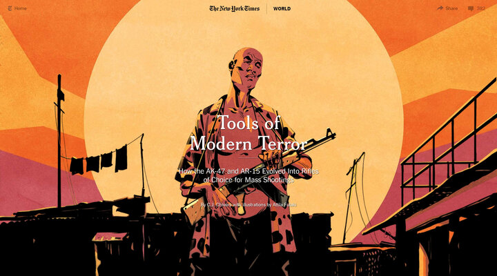 How the AK-47 and AR-15 Evolved Into Rifles of Choice for Mass Shootings - The New York Times