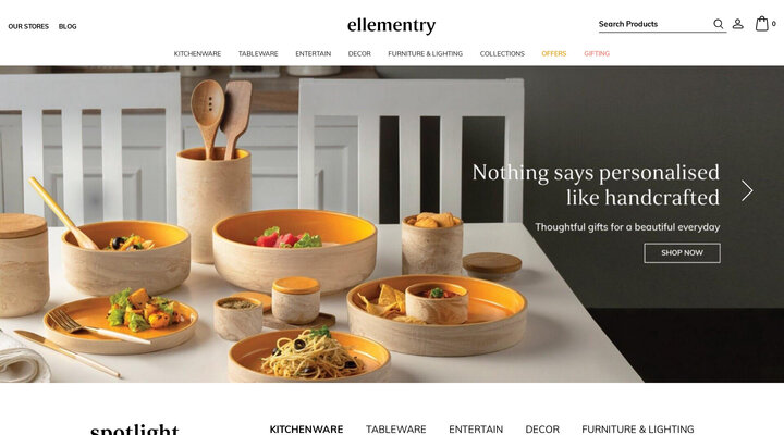 Buy handmade home decor products online at ellementry store