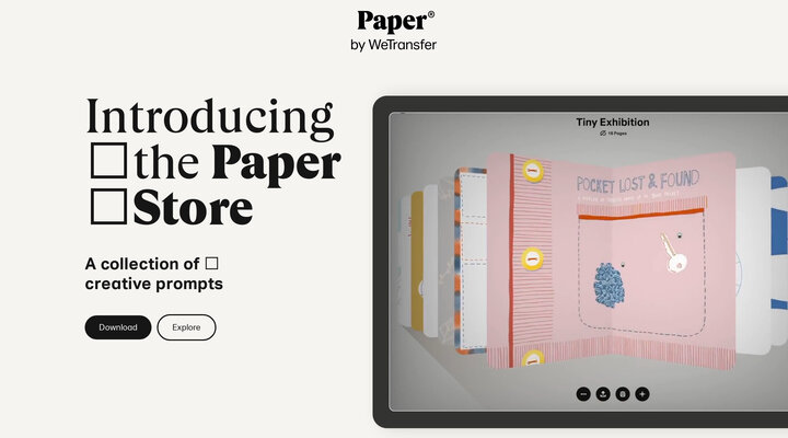 Paper by WeTransfer | Simple Sketch App