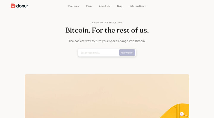 Donut: Bitcoin. For the rest of us.