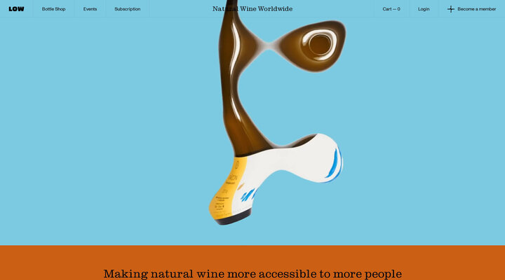 Low Intervention / Natural Wine Shop & Subscription