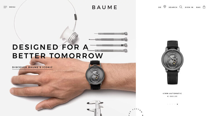 Eco-Friendly & Ethical Custom Watches | Baume Watches | Baume Watches