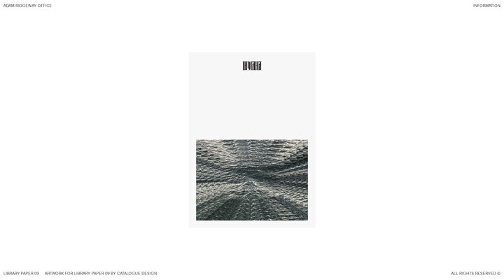 ADAM RIDGEWAY OFFICE