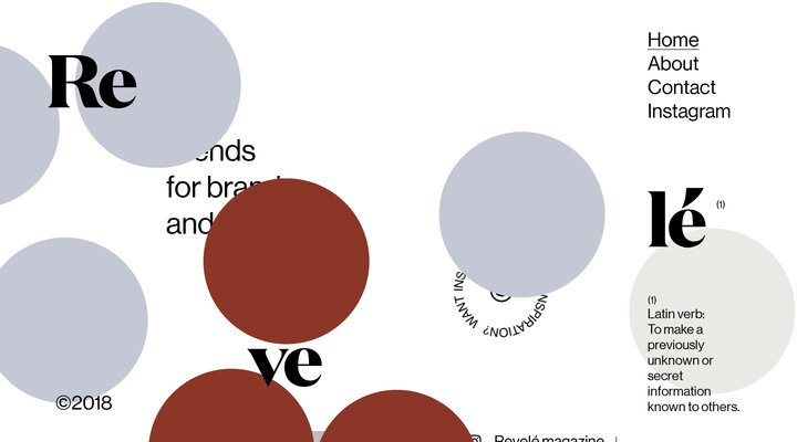 REVELÉ | Trends for brands and people