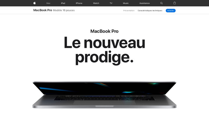 MacBook Pro 16 pouces - Apple (FR)