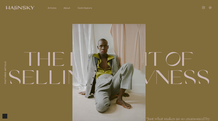 Home — HAJINSKY Magazine