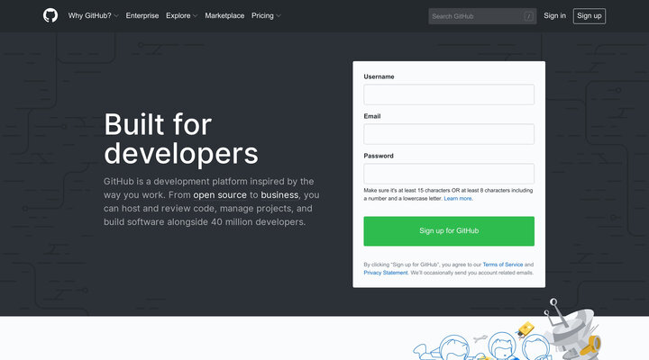 The world’s leading software development platform · GitHub