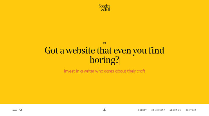 Sonder & Tell | The Power of Smart Stories