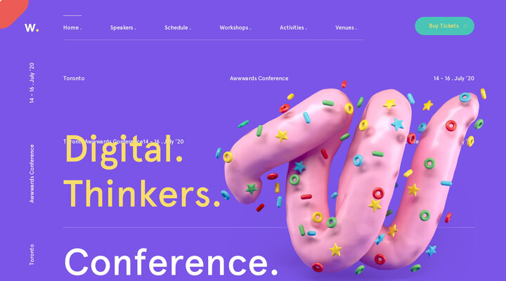 Awwwards Conference Toronto - An Event for UX / UI Designers and Web Developers.