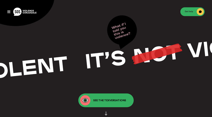 It's n̶o̶t̶ violent — SOS Violence Conjugale