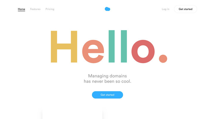 Nuage - Domain names with no hassle