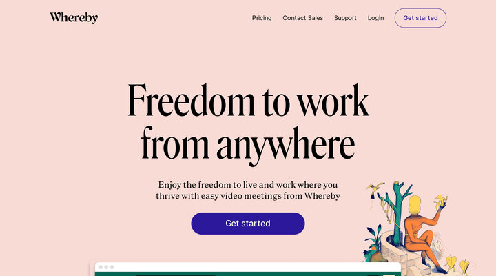 Video Meetings, Video Conferencing and Screen Sharing | Whereby