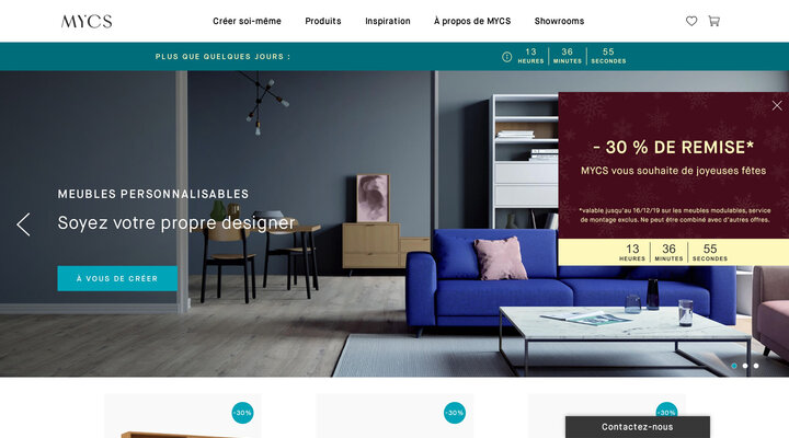 Meubles à personnaliser par MYCS | MYCS France