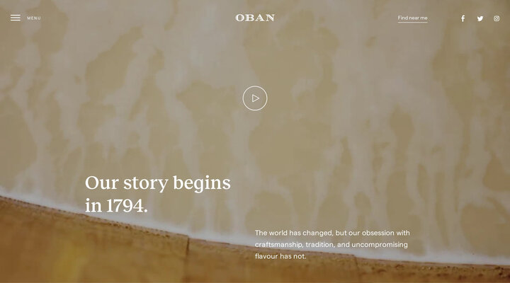 OBAN Single Malt Scotch Whisky | Official Site