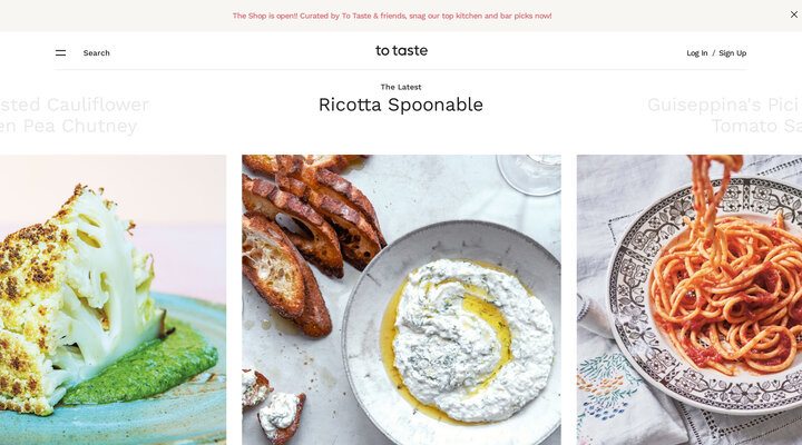 To Taste | A modern-day recipe box