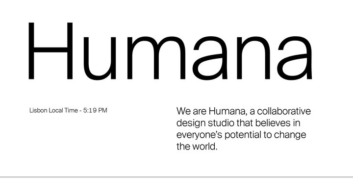 Humana - Collaborative Design Studio