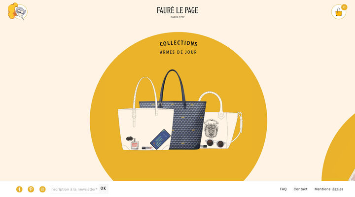 Collections | Fauré Le Page | Paris 1717 - Armé pour séduire