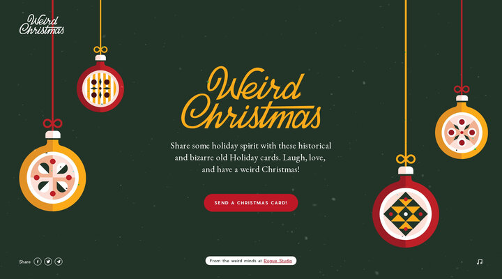 Weird Christmas ~ Create your card!