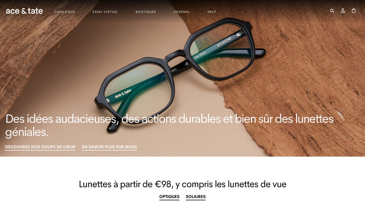 Lunettes de vue en ligne à partir de 98 € | Ace & Tate