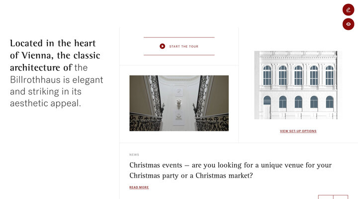 Billrothhaus — Event culture in Vienna since 1893