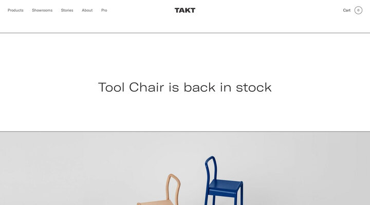 TAKT furniture | High-quality design to more people | TAKT
