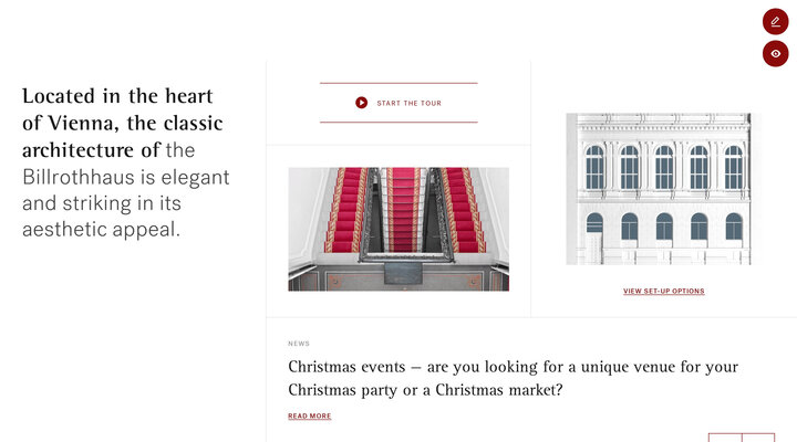 Billrothhaus — Event culture in Vienna since 1893