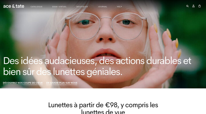 Lunettes de vue en ligne à partir de 98 € | Ace & Tate