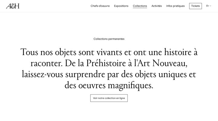 Collections | Musée Art et Histoire