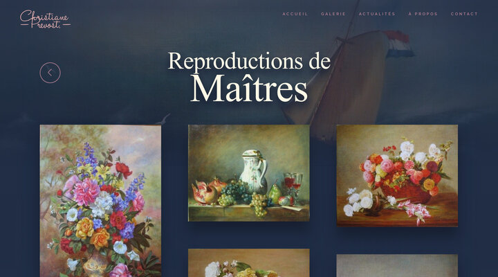 Reproductions de Maîtres – Christiane Prevost