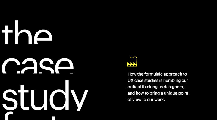 The case study factory