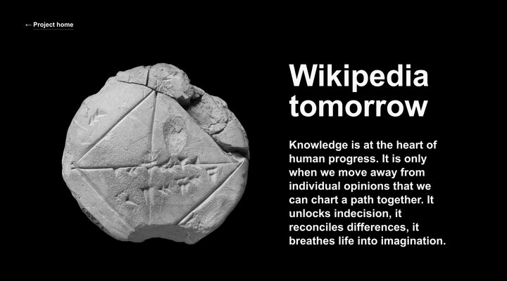 Our story – Wikipedia Tomorrow
