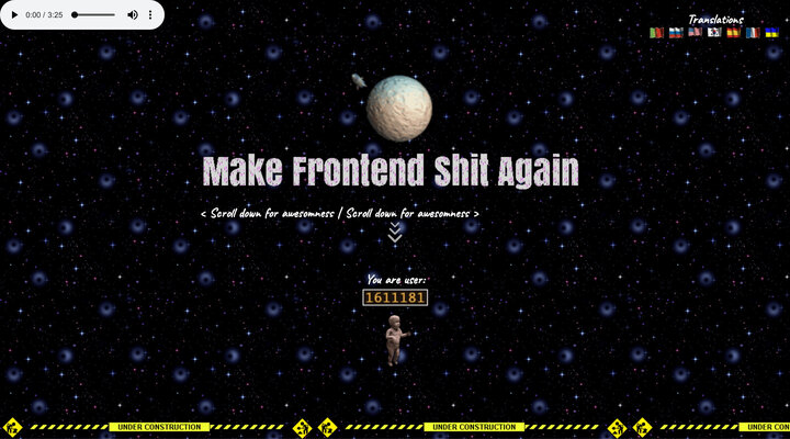 Make Frontend Shit Again