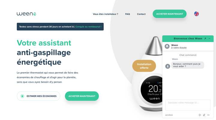 Thermostat Ween : économisez sans y penser et agissez pour la planète
